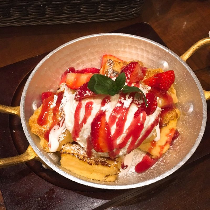苺のフレンチトースト(星乃珈琲店 河原町店 )