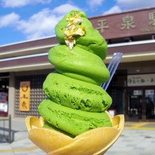お濃茶アイス(コビル カフェ平泉 （Kobiru Cafe）)