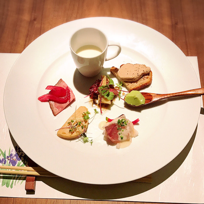 前菜盛合わせ(八丁堀黒きん )