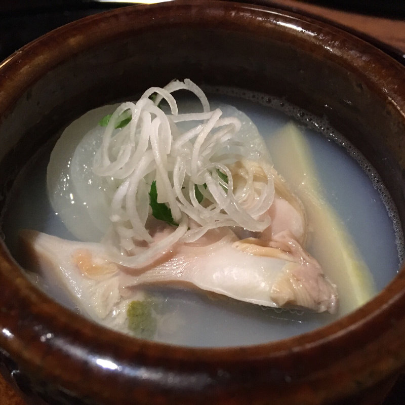 浅利と筍のお吸い物(徳うち山)