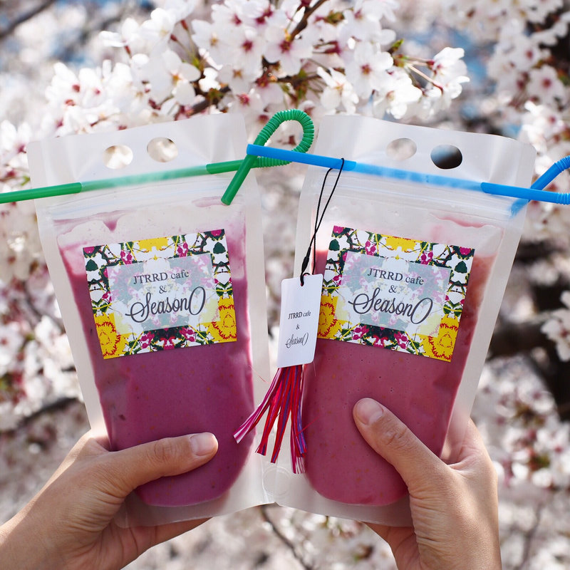 桜スムージー(Jtrrd cafe & Season0 京阪シティモール店)