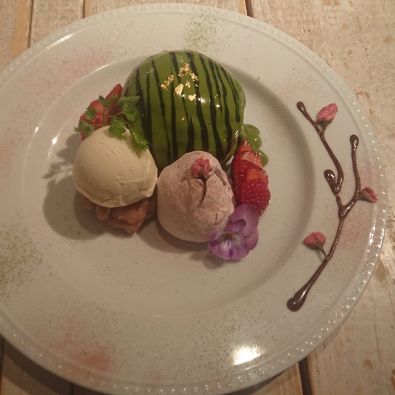 さくら抹茶パンケーキ(アインソフ　ジャーニー （AINSOPH.JOURNEY）)