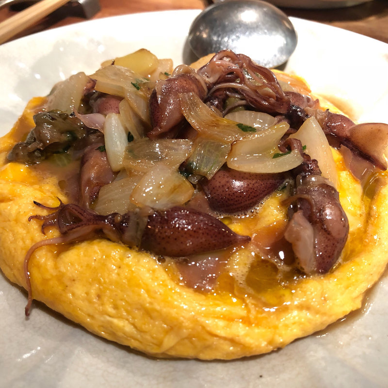 蛍烏賊のオムレツ(あつあつ リ・カーリカ)