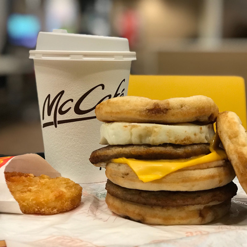 マックグリドルソーセージエッグセット(バリューセット)(マクドナルド 庄内店)