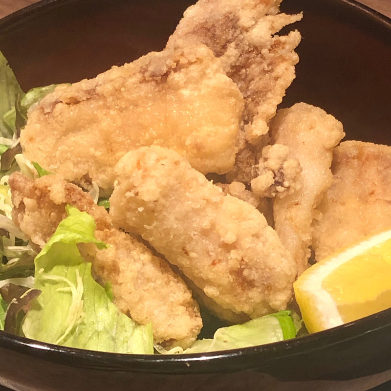 生エイヒレの唐揚げ(雑魚や　 雑魚や　川越店)