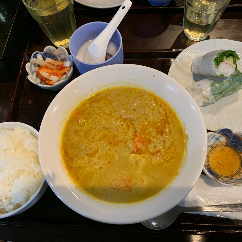 チキンカレーセット(昔のベトナム)
