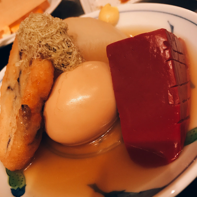 おでん盛り合わせ(食堂うめぼし)