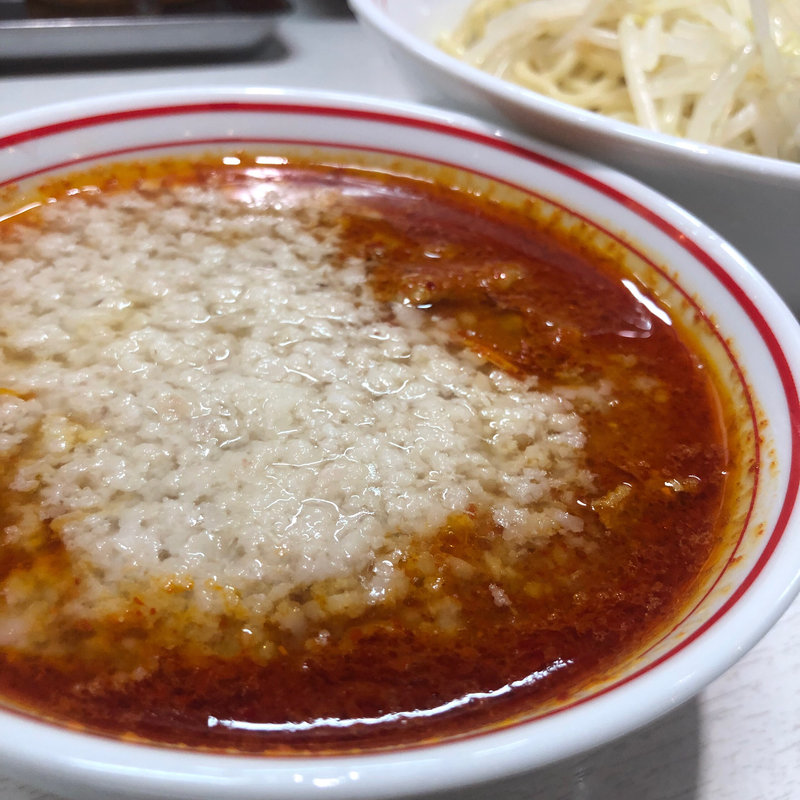 冷し味噌+背脂(蒙古タンメン中本 目黒店 （もうこたんめんなかもと）)