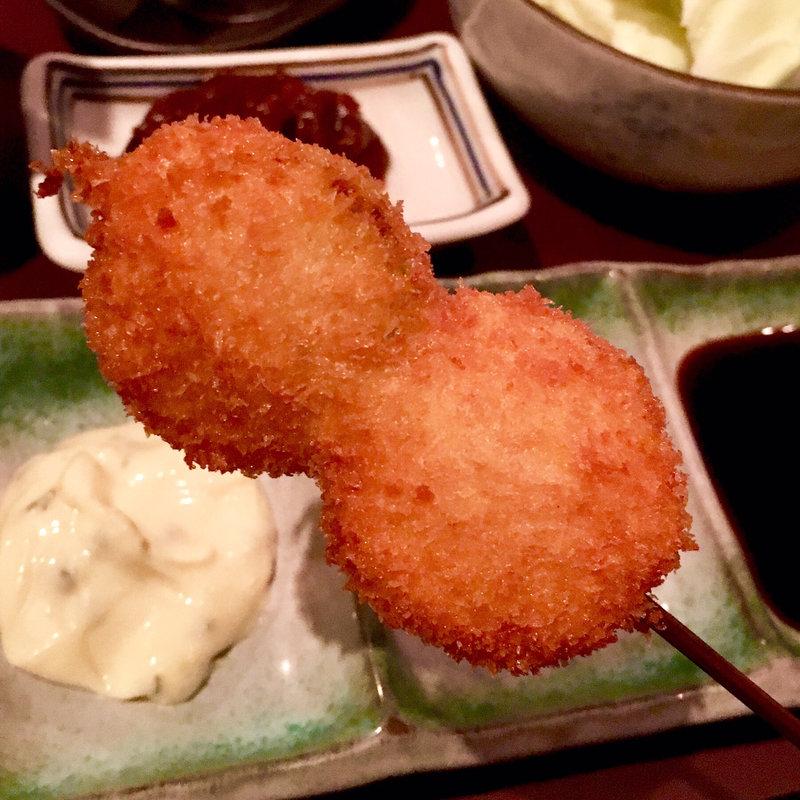 小たまねぎ（串揚げ）(串揚げ ふくみみ)