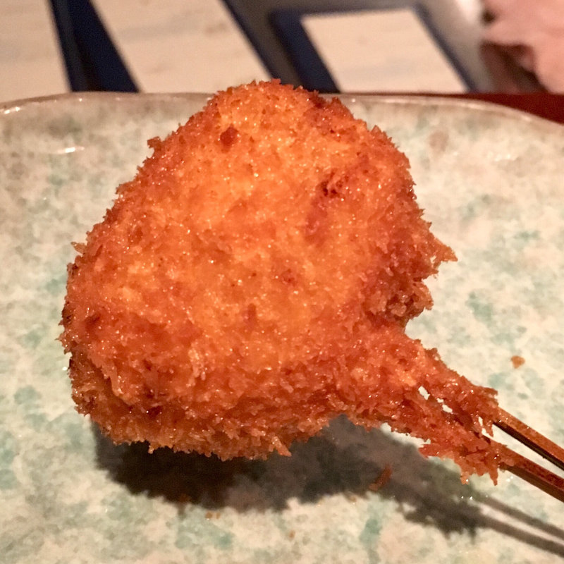 ウドの肉巻き（串揚げ）(串揚げ ふくみみ)