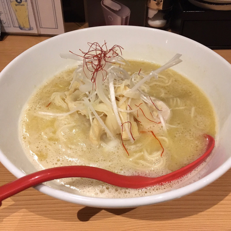 超濃厚 鶏白湯そば 大盛(麺屋 汁久)