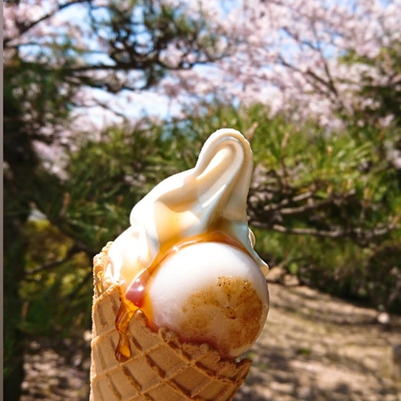 大阪みたらし団子ソフト(岸和田SA（上り）)