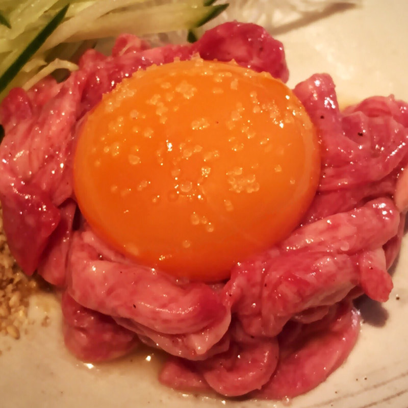 赤ダレユッケ(三軒茶屋 焼肉さかもと)