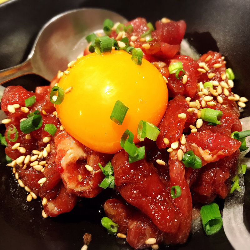 ユッケ 馬肉(渋谷道玄坂 肉寿司)