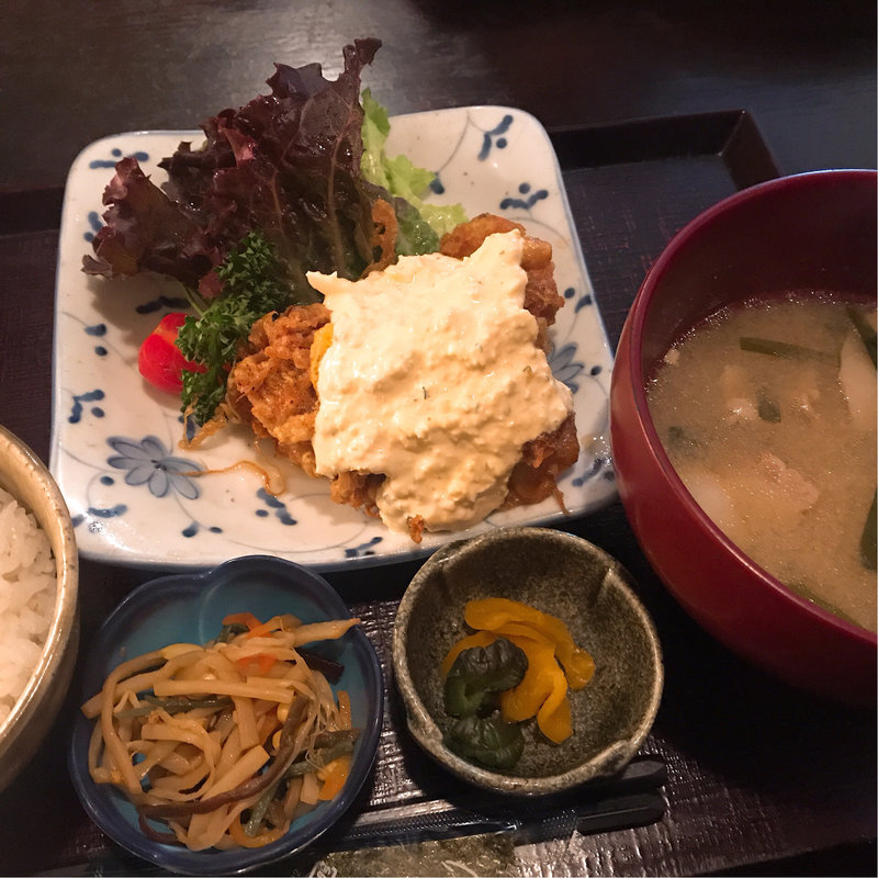 チキン南蛮定食(新寮)