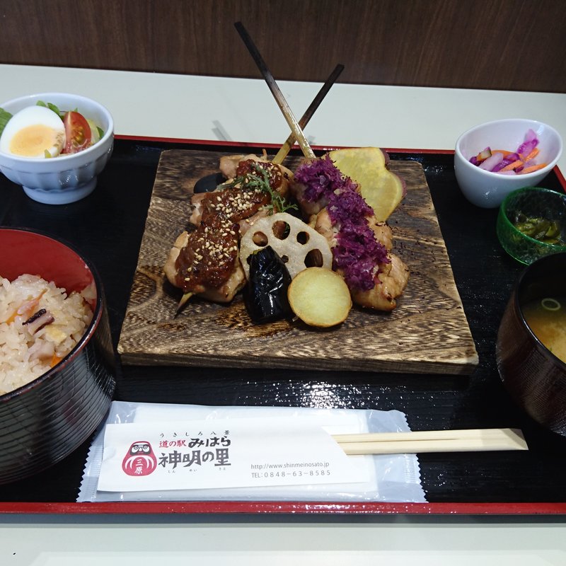 神明鶏水軍焼定食（たこ飯変更）(ルマーダ )