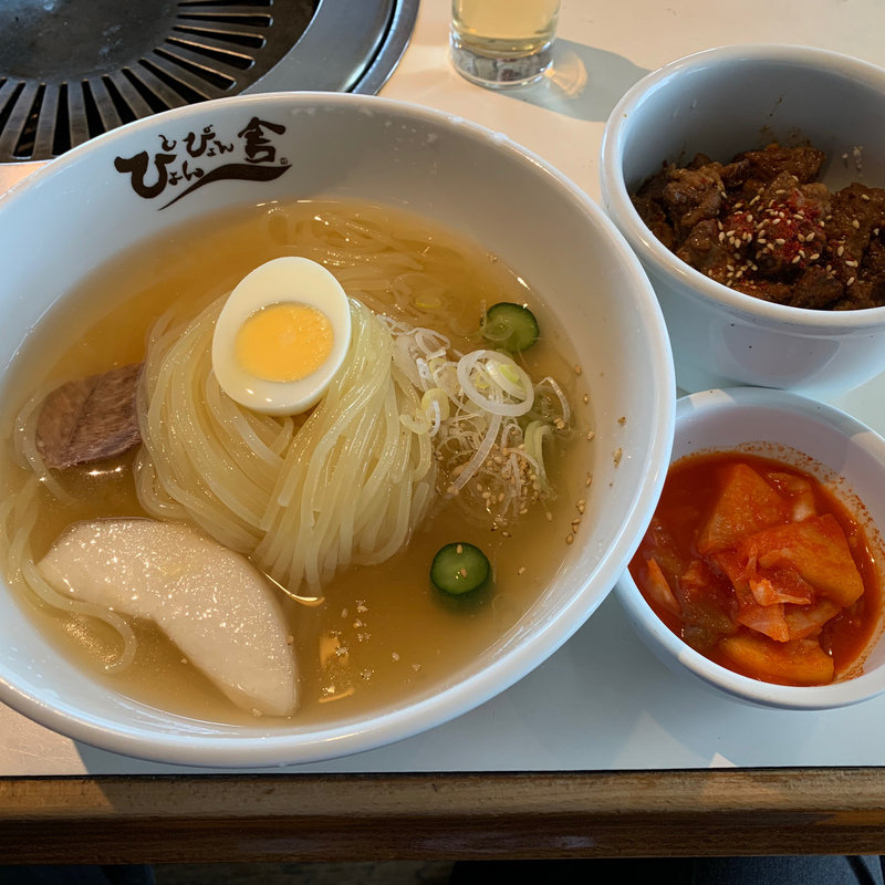 ミニ牛タン煮込み丼セット(ぴょんぴょん舎 稲荷町本店 （ピョンピョンシャ）)