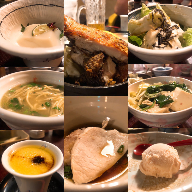 しみずの人気メニューを堪能出来るスタンダードコース(水炊き しみず)