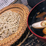 鴨汁荒挽き田舎(四天王寺 はやうち)