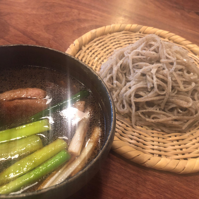 鴨汁(そば切り 山親爺)