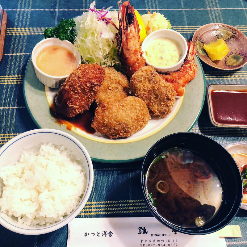 瓢亭スペシャル定食(とんかつと洋食『瓢亭(ひさごてい)』)