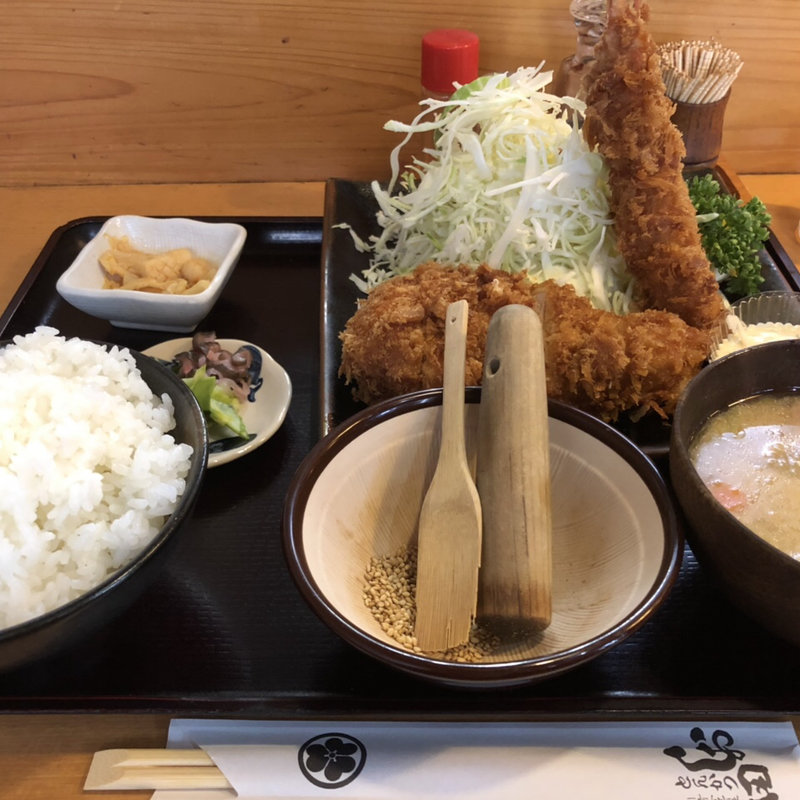 海老ロース御膳 (とんかつしお田)