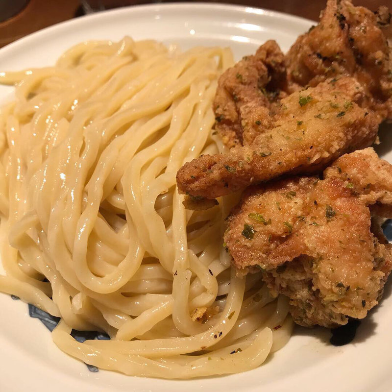 鶏天つけ麺(麺屋武蔵 二天 池袋店 （めんやむさしにてん）)
