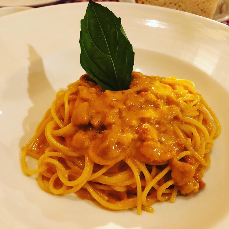 ウニのクリームパスタ(arancino )