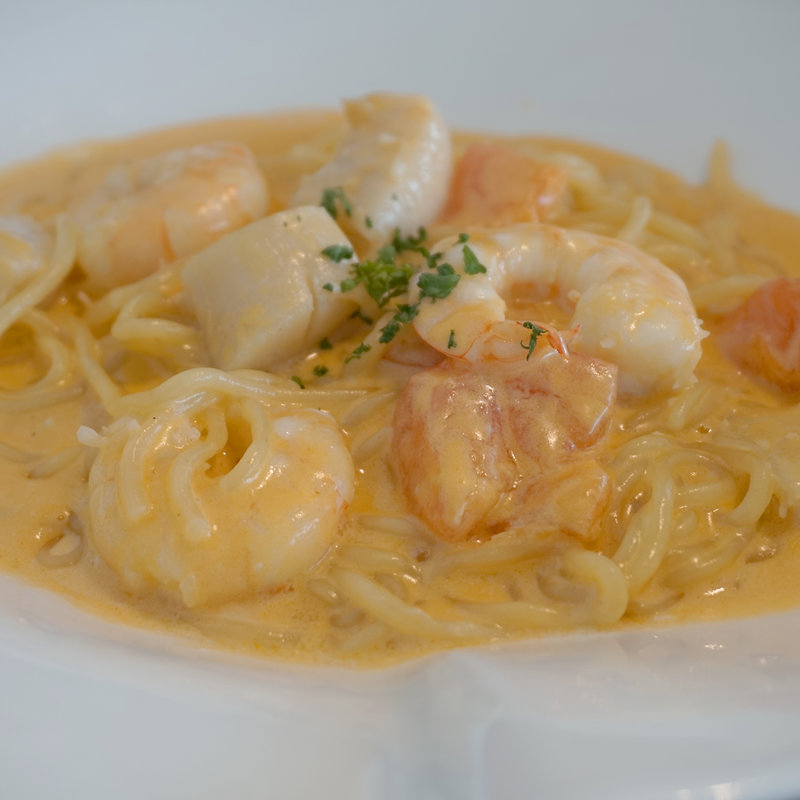 海老と帆立の海老風味のクリームソースパスタセット(Natural Bar Hickory(ナチュラルバル・ヒッコリー))