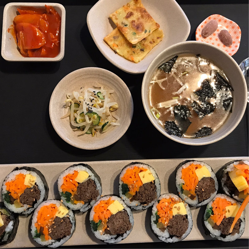 プルコギキンパ(オッパキンパ )