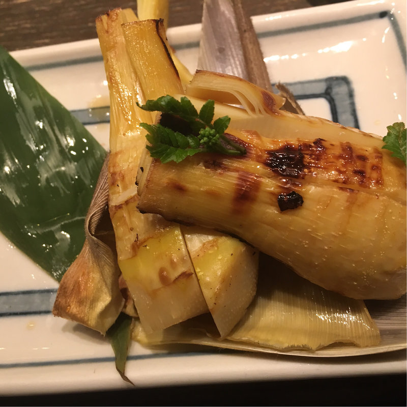 筍焼き(小川の魚 （オガワノサカナ）)