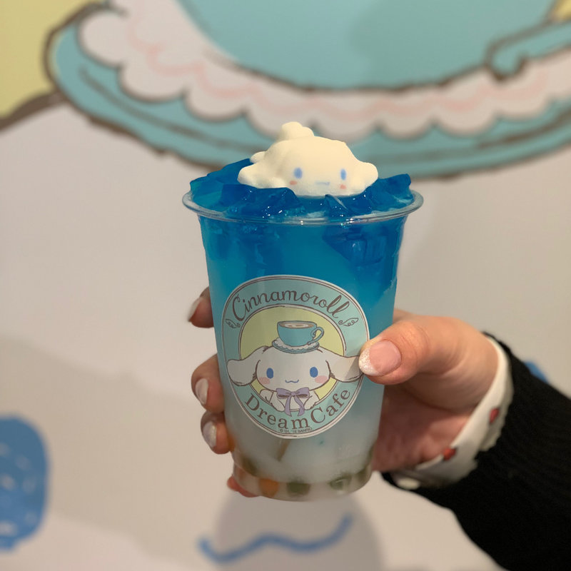 シナモロールのブルーソーダ(サンリオピューロランド シナモロールドリームカフェ)