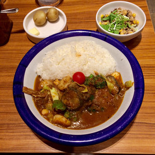 エビ＋野菜カリー(エチオピアカリーキッチン 御茶ノ水ソラシティ店)