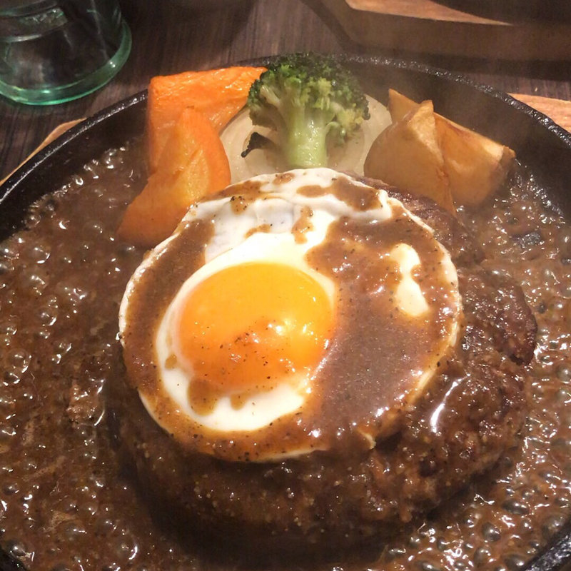 ハンバーグステーキセット(札幌牛亭 南池袋店 )