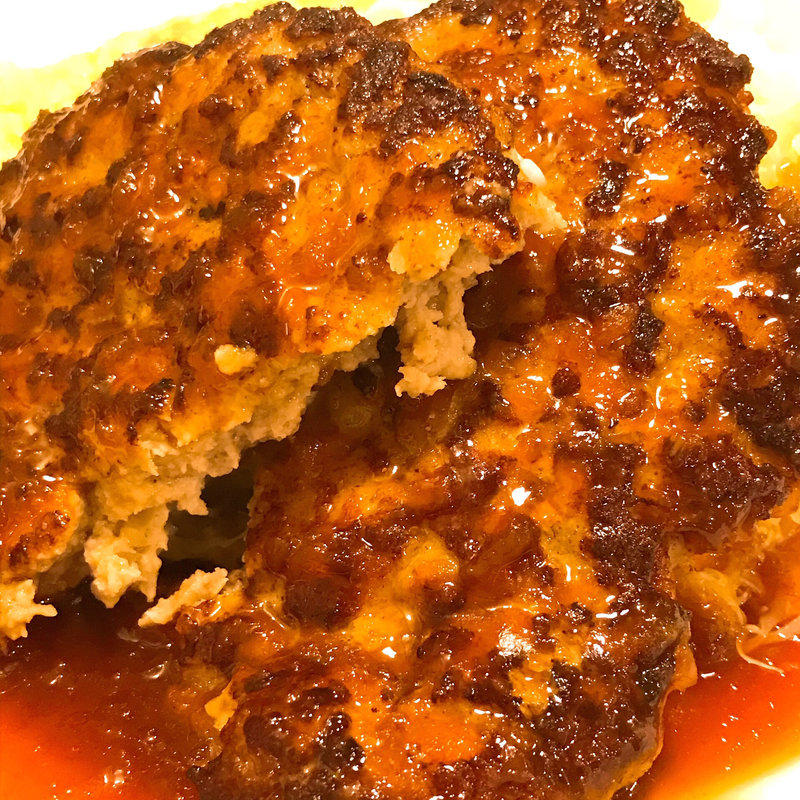 ハンバーグ定食(サル食堂 )