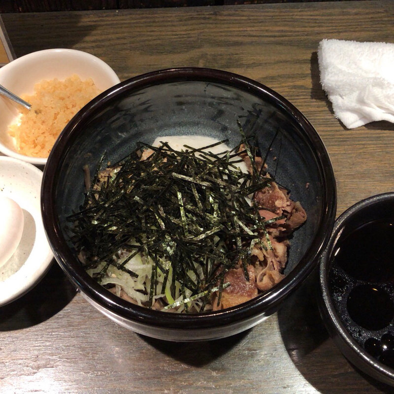 とろろ肉そば(波留乃屋 赤坂店)