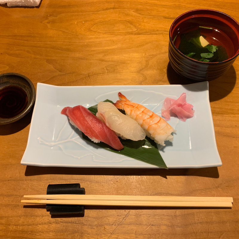 7000円コース 握り寿司(個室・炉端料理  かこいや  銀座7丁目店)