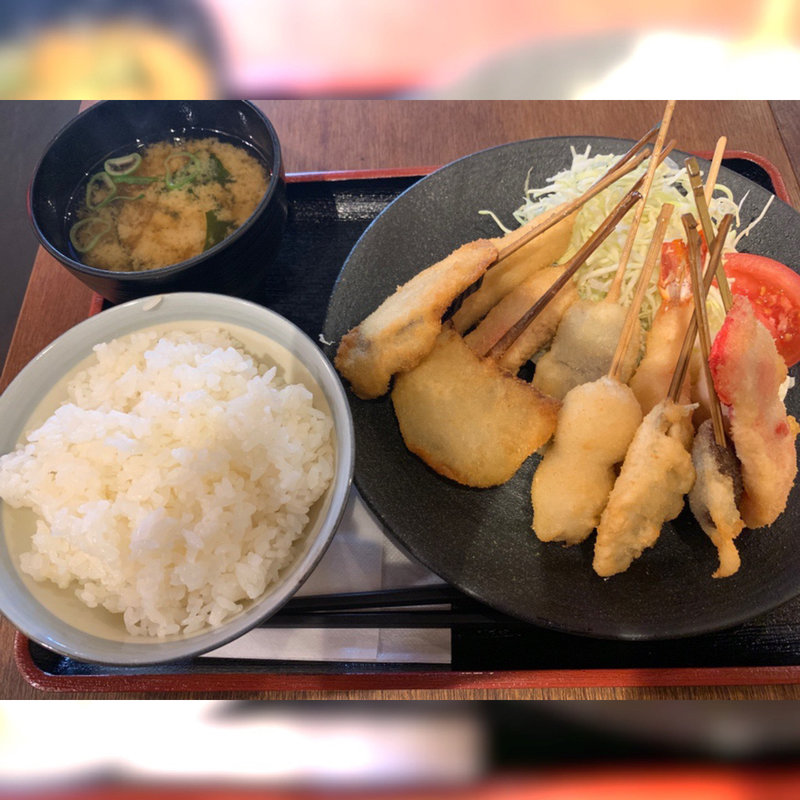 特製串かつ定食 C定食(串かつ10本)(串かつ でんがな 荻窪店 )