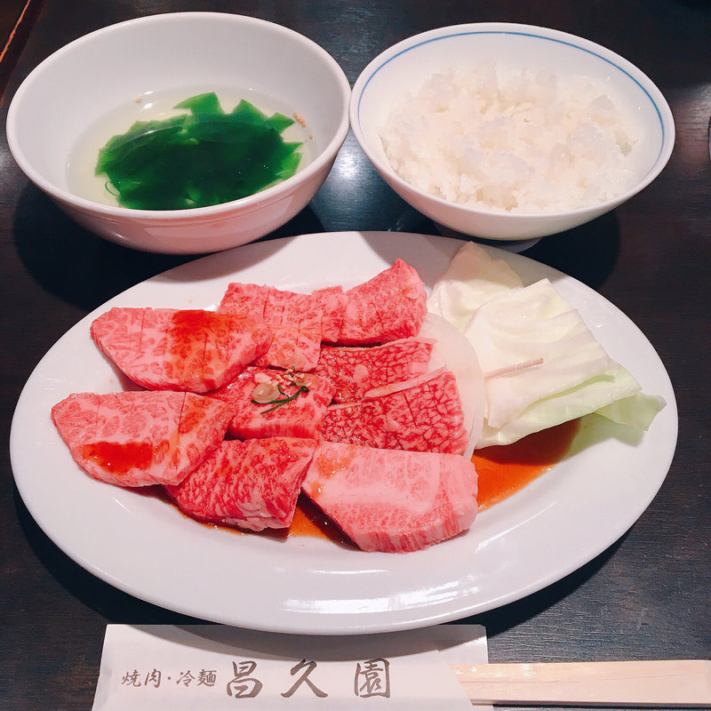 カルビ定食 (大盛り)(昌久園 堺店)