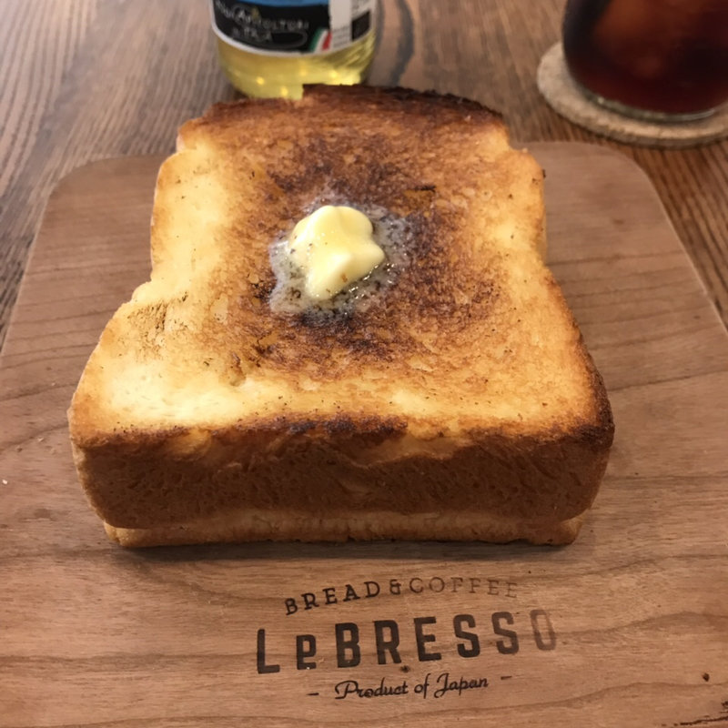 厚切りバタートースト(レブレッソ(Le BRESSO) 目黒武蔵小山店)