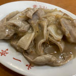 チートの生姜炒め(台湾料理 第一亭)