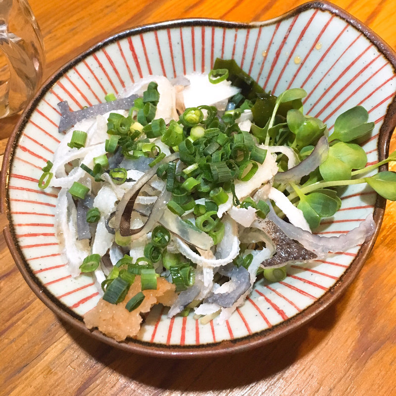 フグ皮ポン酢(立ち飲み ますらお)