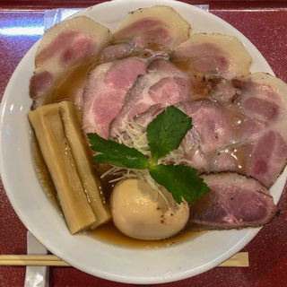 味玉紀州鴨そば(燃えよ麺助)