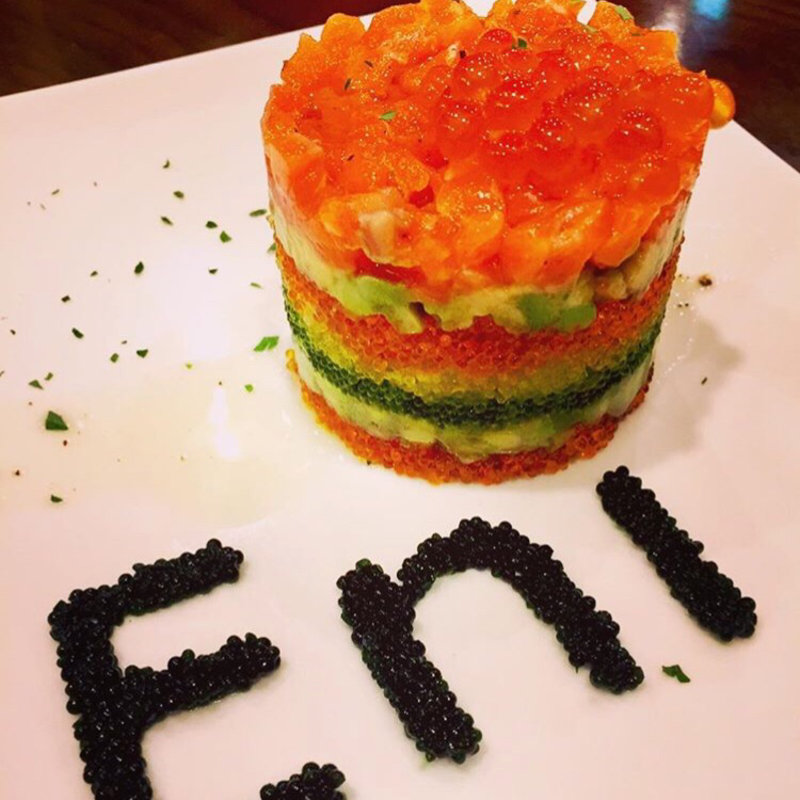 魚卵屋さんの本気のミルフィーユ(シーフードビストロ 魚卵House Eni )