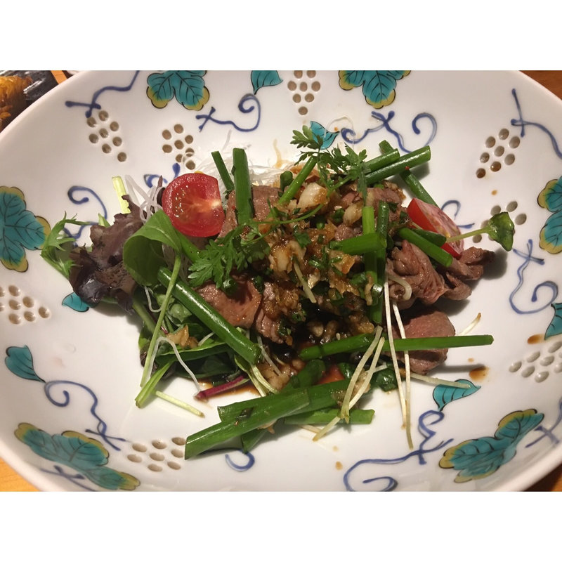 牛しゃぶサラダ(たけつら 四季素材 )