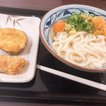 かけうどん並＋天ぷら(丸亀製麺)