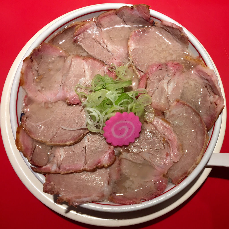 花びらチャーシューメン(ソラノイロ食堂 池袋店)