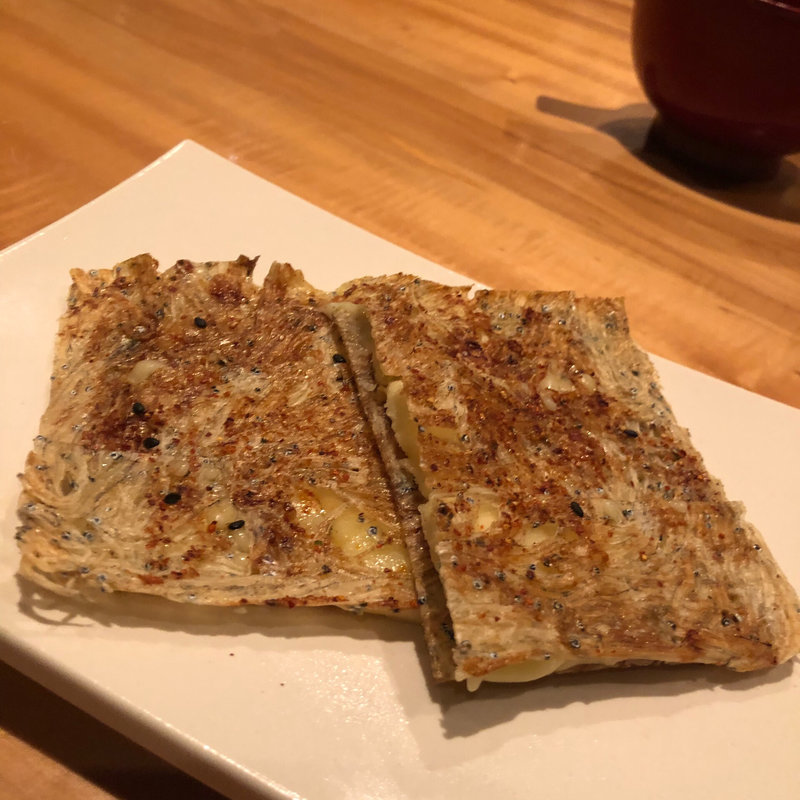 鰯のチーズ焼き(本店 並木橋 なかむら)