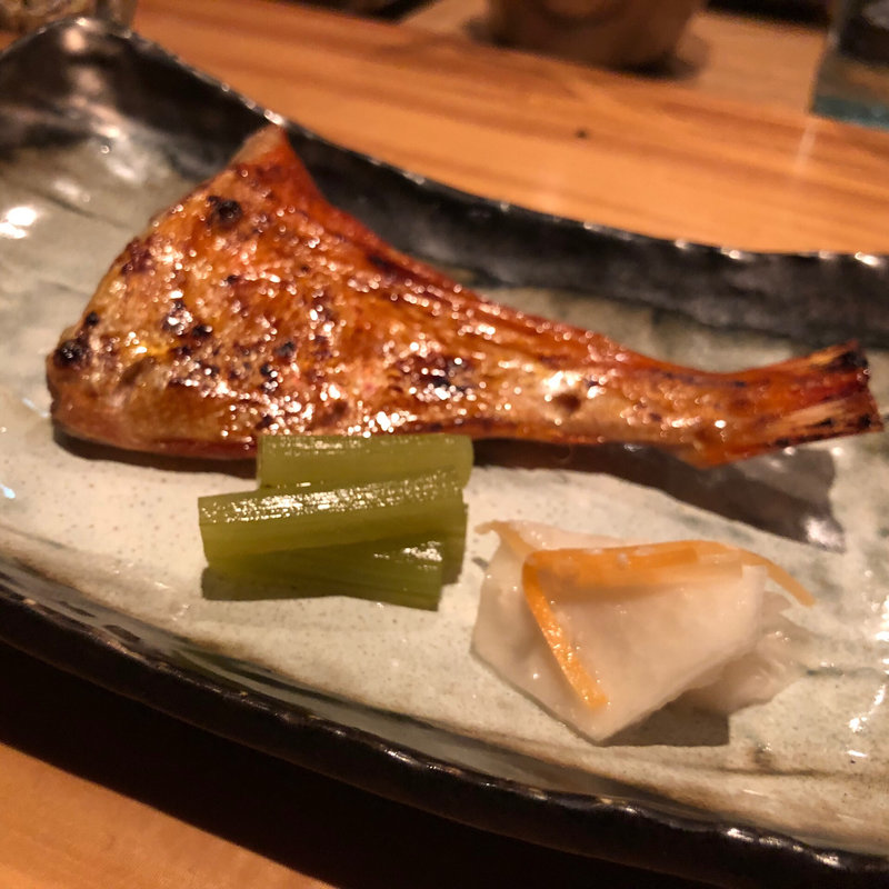 金目鯛 炭火焼(本店 並木橋 なかむら)