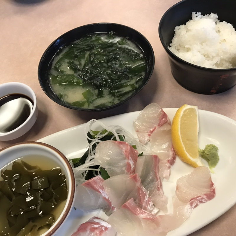 鯛刺し定食(びんび家 （びんびや）)